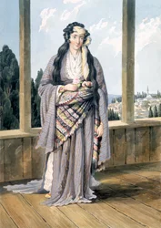 Eine armenische Frau in Konstantinopel, 1823